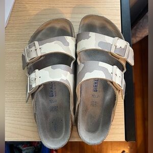 Tan Camo Birkenstocks